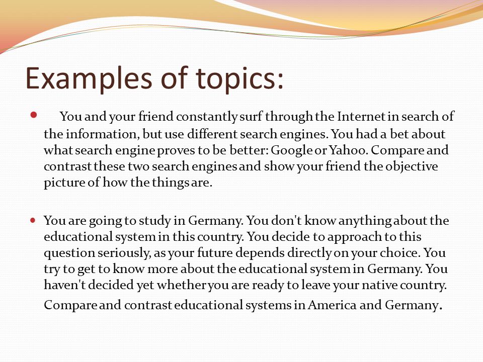 100 Best Compare and Contrast Essay Topics